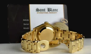 Ladies Watches | Diamond Dress Watches | Sant Blanc ROLEX Ladies 18kt Gold Pearlmaster Masterpiece MOP Roman Dial Model 69318