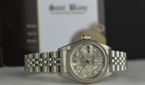 Ladies Watches | Dress Watches | Sant Blanc ROLEX Ladies 18kt White Gold & Stainless Steel Datejust MOP Diamond Dial Model 69174