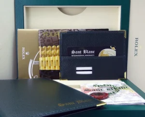 Dress Watches | Ladies Watches | Sant Blanc ROLEX Ladies 26mm 18kt Gold & Stainless Steel DateJust Black Stick Dial Model 69173