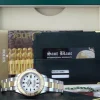 Yachting Professional Watches | Ladies Watches | Sant Blanc ROLEX Ladies 29mm 18kt Gold Stainless Steel YachtMaster White Index Dial Model 69623
