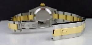 Ladies Watches | Dress Watches | Sant Blanc ROLEX Ladies 26mm 18kt Yellow Gold & Stainless Steel Datejust Champagne Concentric Dial Model 179173