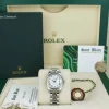 Dress Watches | Sant Blanc ROLEX Ladies 26mm Stainless Steel DateJust White Bold Roman Jubilee Band 179160