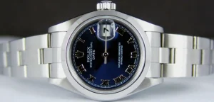 Ladies Watches | Dress Watches | Sant Blanc ROLEX Ladies 26mm Stainless Steel DateJust Blue Roman Dial Model 79160