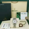 Dress Watches | Sant Blanc ROLEX Ladies Stainless Steel Datejust Mother of Pearl Diamond Oyster Band Model 179160