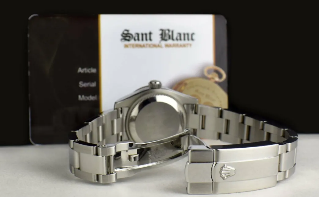 rolex_ladies_white_gold___5-1.webp Ladies Watches | Dress Watches | Sant Blanc ROLEX Ladies White Gold & Stainless Steel Datejust Tahitian Mother of Pearl Diamond Dial Model 179384