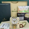 Sports Watches | Men's Watches | Sant Blanc ROLEX Mens 18kt Gold & Stainless Steel Daytona White Index Dial Model 116523