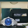 Men's Watches | Dress Watches | Sant Blanc ROLEX Mens 18kt White Gold & Stainless Steel DateJust II Blue Roman Model 116334