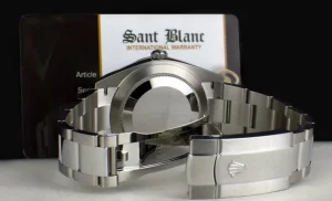 Men's Watches | Dress Watches | Sant Blanc ROLEX Mens 18kt White Gold & Stainless Steel DateJust 41 Blue Roman Model 126334