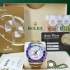 Yachting Professional Watches | Sports Watches | Sant Blanc ROLEX Mens 44mm 18kt Rose Gold & Stainless Steel YachtMaster II Blue Hands Model 116681