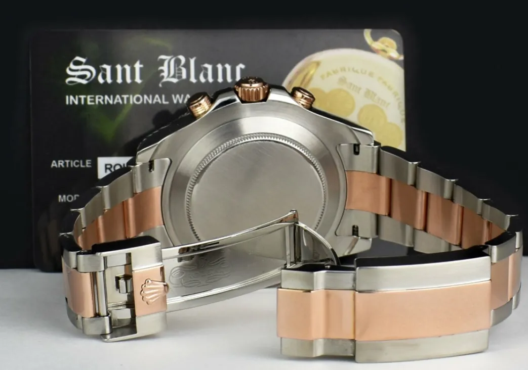 rolex_mens_mm_kt_rose_gol_2.webp Yachting Professional Watches | Sports Watches | Sant Blanc ROLEX Mens 44mm 18kt Rose Gold & Stainless Steel YachtMaster II Blue Hands Model 116681