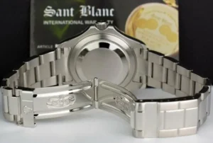 Yachting Professional Watches | Sports Watches | Sant Blanc ROLEX Mens 40mm Platinum & Stainless Steel YachtMaster Platinum Index Model 16622