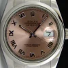 Men's Watches | Dress Watches | Sant Blanc ROLEX Men's 36mm Stainless Steel Datejust Rose Roman Dial Model 116200