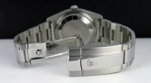 Men's Watches | Dress Watches | Sant Blanc ROLEX Men's 36mm Stainless Steel Datejust Rose Roman Dial Model 116200