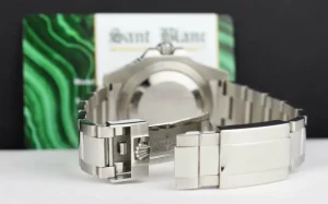 Pilots Professional Watches | Sant Blanc ROLEX Mens 40mm Stainless Steel GMT Master II Black Dial Model 116710LN