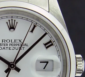 Men's Watches | Dress Watches | Sant Blanc ROLEX Men's 36mm Stainless Steel Datejust White Roman Dial Oyster Band Model 16200