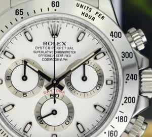 Sports Watches | Men's Watches | Sant Blanc ROLEX Mens 40mm Stainless Steel Daytona White Index Dial Fat Clasp Model 116520