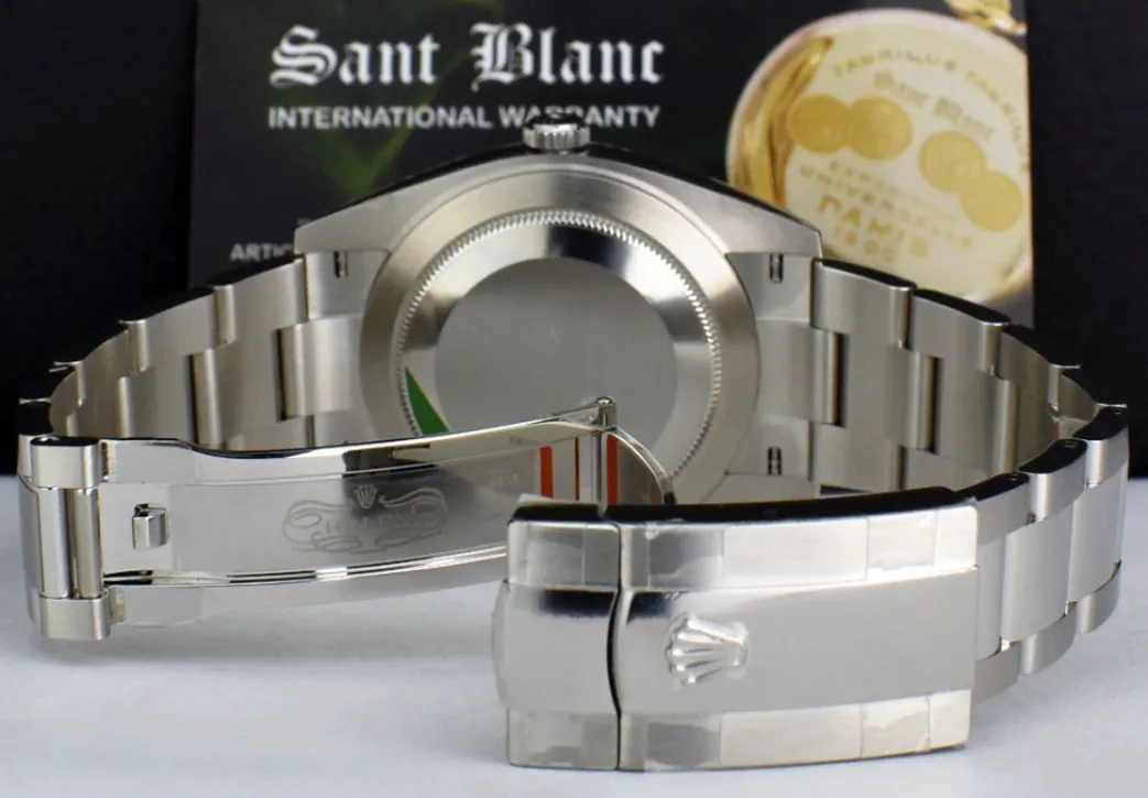 rolex_mens_mm_white_gold__8.webp Dress Watches | Sant Blanc ROLEX Mens 41mm White Gold & Stainless DateJust 41 Rhodium Index Model 126334