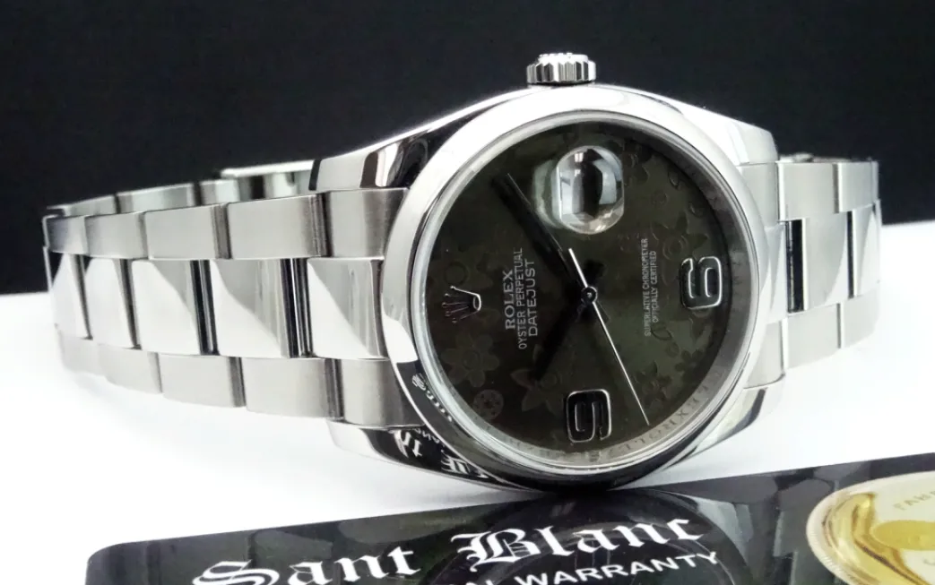 rolex_mens_stainless_stee_0-2.webp Men's Watches | Dress Watches | Sant Blanc ROLEX Mens Stainless Steel DateJust Oyster Bracelet Model 116200