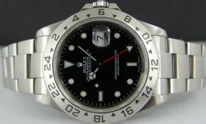 Sports Watches | Men's Watches | Sant Blanc ROLEX Mens Stainless Steel Explorer II Black Index Dial SEL Model 16570