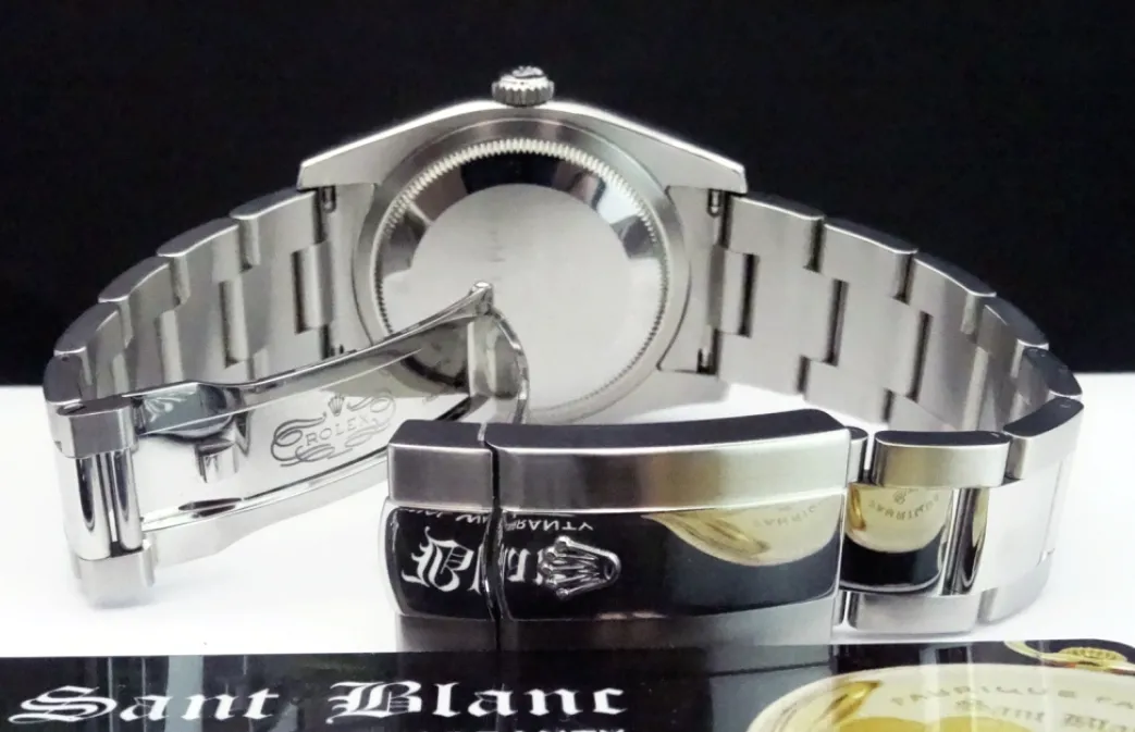 rolex_mens_stainless_stee_1-2.webp Men's Watches | Dress Watches | Sant Blanc ROLEX Mens Stainless Steel DateJust Oyster Bracelet Model 116200