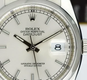 Men's Watches | Dress Watches | Sant Blanc ROLEX Mens Stainless Steel DateJust 36 Silver Index Dial Oyster Band Model 116200