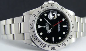 Sports Watches | Men's Watches | Sant Blanc ROLEX Mens Stainless Steel Explorer II Black Index Dial SEL Model 16570