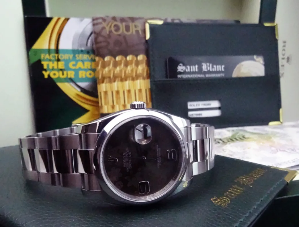 rolex_mens_stainless_stee_4-2.webp Men's Watches | Dress Watches | Sant Blanc ROLEX Mens Stainless Steel DateJust Oyster Bracelet Model 116200