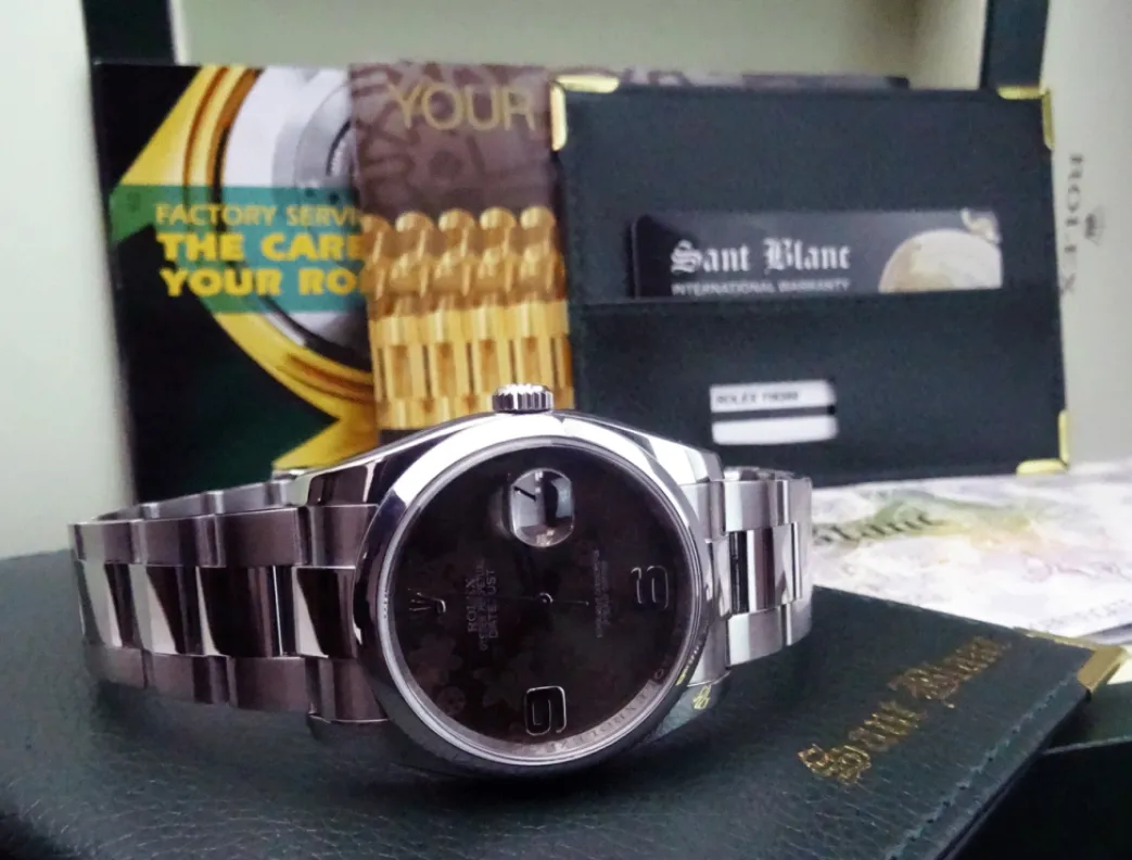 rolex_mens_stainless_stee_5-2.webp Men's Watches | Dress Watches | Sant Blanc ROLEX Mens Stainless Steel DateJust Oyster Bracelet Model 116200