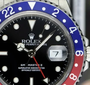 Men's Watches | Pilots Professional Watches | Sant Blanc ROLEX Mens Stainless Steel GMT Master II Blue Red 