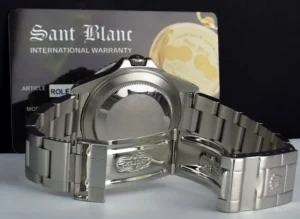 Men's Watches | Pilots Professional Watches | Sant Blanc ROLEX Mens Stainless Steel GMT Master II Blue Red 