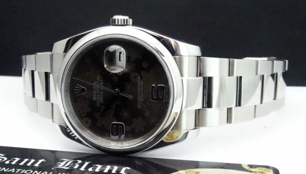 rolex_mens_stainless_stee_8-2.webp Men's Watches | Dress Watches | Sant Blanc ROLEX Mens Stainless Steel DateJust Oyster Bracelet Model 116200