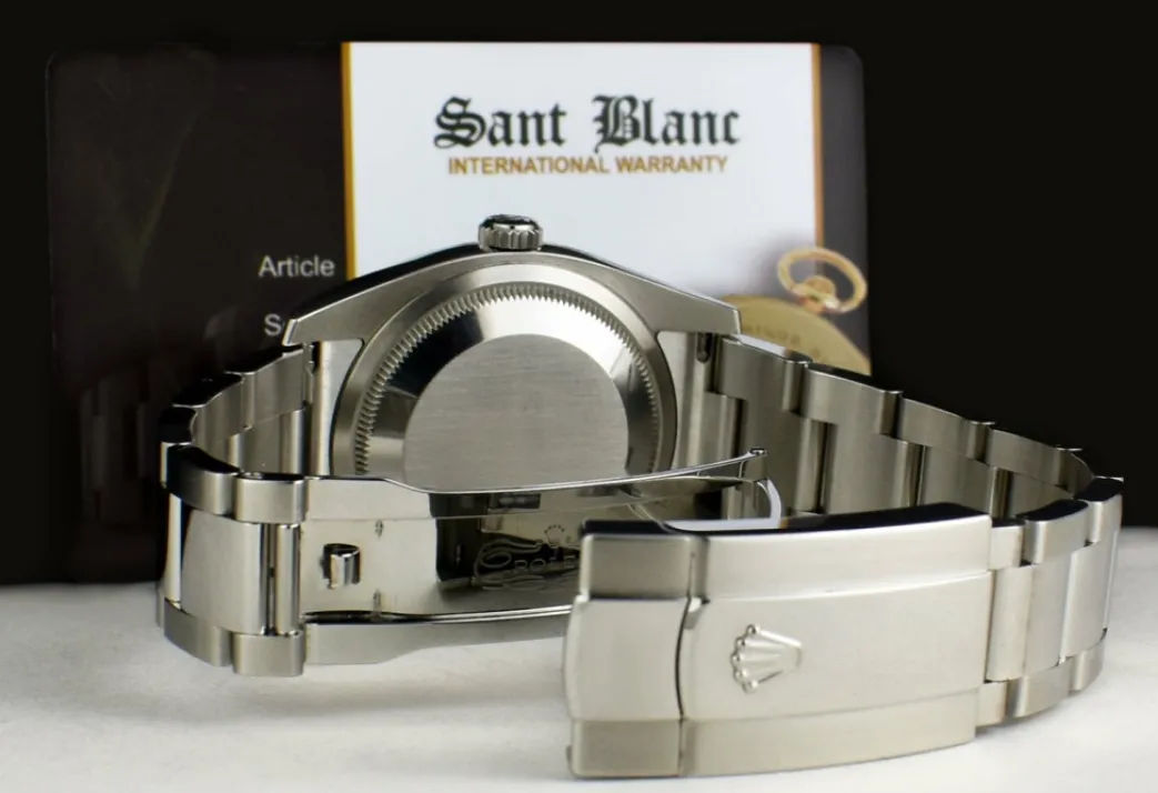 rolex_mens_stainless_stee_8-5.webp Men's Watches | Dress Watches | Sant Blanc ROLEX Mens Stainless Steel DateJust 36 Silver Index Dial Oyster Band Model 116200