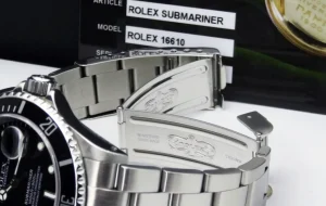 Diving Professional Watches | Sports Watches | Sant Blanc ROLEX Mens Stainless Steel Submariner Black Index Dial SEL Model 16610