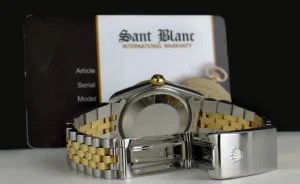 Ladies Watches | Dress Watches | Sant Blanc ROLEX MidSize 18kt Gold & Stainless Steel Datejust Champagne Diamond Dial Model 68273