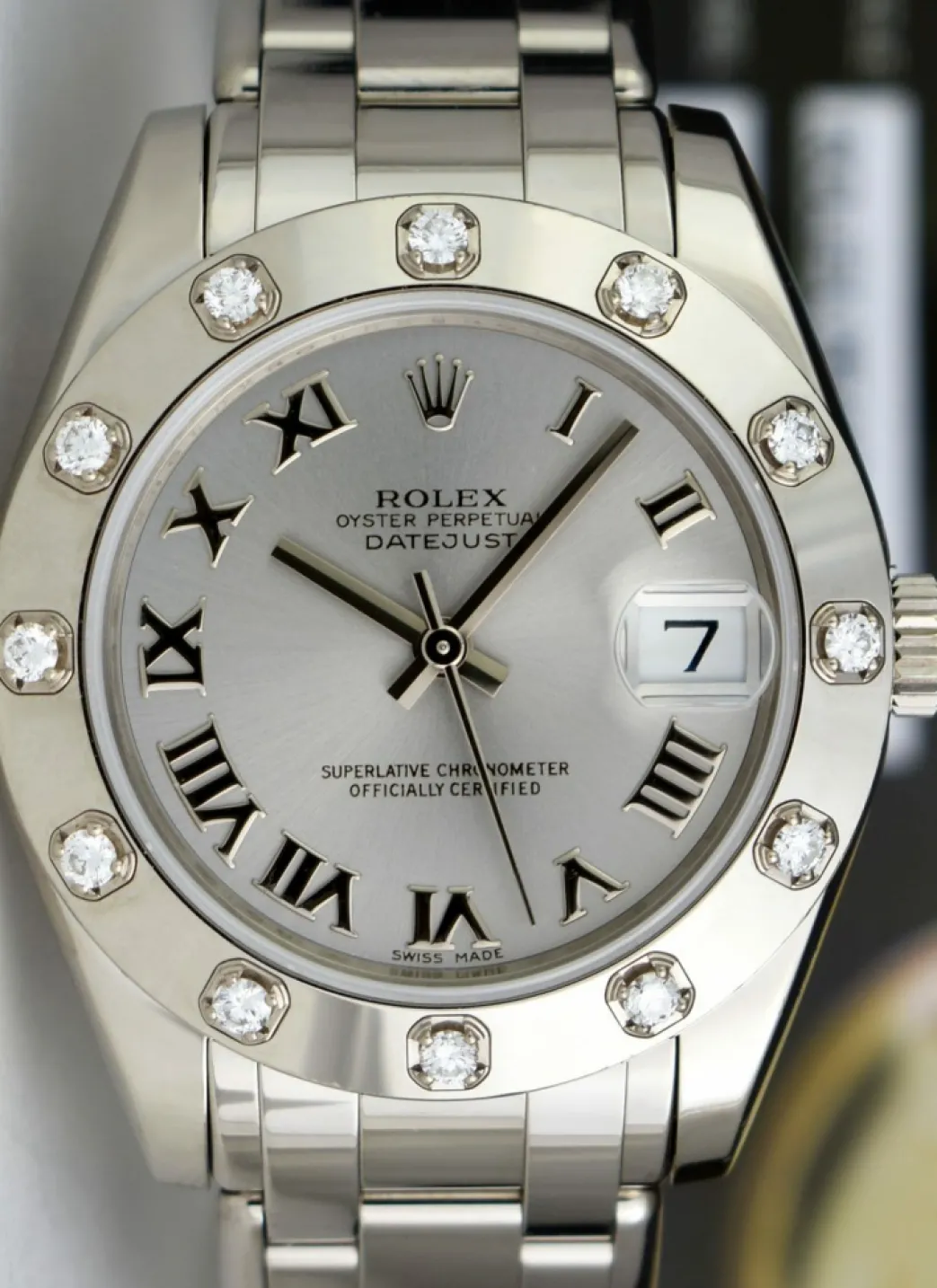 rolex_midsize_kt_white_go_7.webp The Masterpiece | Sant Blanc ROLEX Midsize 18kt White Gold Pearlmaster Masterpiece Silver Roman Model 81319