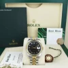Dress Watches | Sant Blanc ROLEX 36mm 18kt Gold & Stainless Steel DateJust Black Jubilee Roman Dial Model 116233