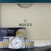 Men's Watches | Dress Watches | Sant Blanc ROLEX 36mm 18kt Gold & Stainless DateJust White Roman Dial Jubilee Band Model 16233