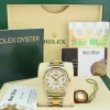 Men's Watches | Dress Watches | Sant Blanc ROLEX 36mm 18kt Gold & Stainless DateJust Ivory Jubilee Arabic Dial Oyster Band Model 16233