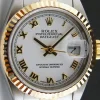 Ladies Watches | Dress Watches | Sant Blanc ROLEX 26mm 18kt Gold & Stainless Steel Ladies DateJust White Roman Dial Model 69173