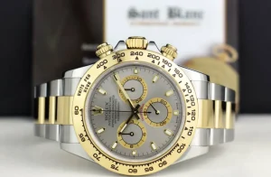 Sports Watches | Men's Watches | Sant Blanc ROLEX 40mm 18kt Gold & Stainless Steel Daytona Slate Index Dial Model 116503