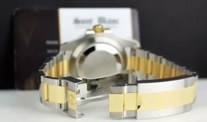 Sports Watches | Men's Watches | Sant Blanc ROLEX 40mm 18kt Gold & Stainless Steel Submariner Blue Dial Ceramic Bezel Model 116613LB