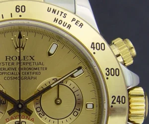 Sports Watches | Men's Watches | Sant Blanc ROLEX 40mm 18kt Gold & Stainless Steel Daytona Champagne Index Dial Model 116523