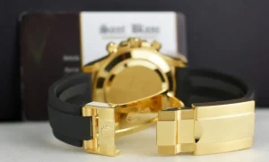 Sports Watches | Men's Watches | Sant Blanc ROLEX 40mm 18kt Gold Daytona Oysterflex Strap Black Paul Newman Model 116518LN