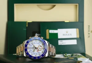 Sports Watches | Yachting Professional Watches | Sant Blanc ROLEX 44mm 18kt Rose Gold & Stainless Steel YachtMaster II Model 116681