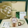 President Dress Watches | Sant Blanc ROLEX 36mm 18kt Rose Gold Day Date President Rose Roman Model 118205