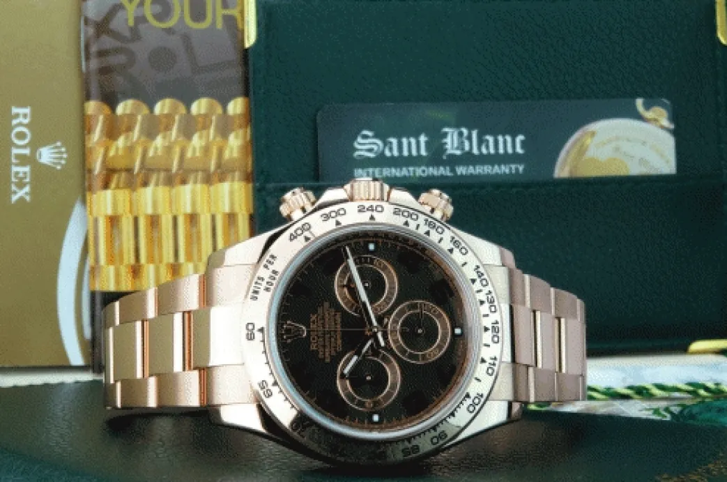 rolex_mm_kt_rose_gold_day_10.webp Men's Watches | Racing Professional Watches | Sant Blanc ROLEX 40mm 18kt Rose Gold Daytona Chocolate Arabic Dial Model 116505