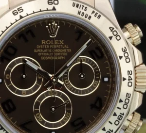 Men's Watches | Racing Professional Watches | Sant Blanc ROLEX 40mm 18kt Rose Gold Daytona Chocolate Arabic Dial Model 116505