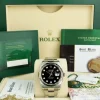 Men's Watches | Dress Watches | Sant Blanc ROLEX 36mm 18kt White Gold & Stainless Steel Datejust Black Diamond Model 116234