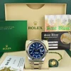 Pilots Classic Watches | Men's Watches | Sant Blanc ROLEX 42mm 18kt White Gold & Stainless Steel Sky Dweller Blue Index Dial Model 326934