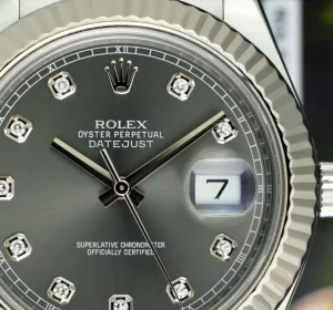 Dress Watches | Sant Blanc ROLEX 41mm 18kt White Gold & Stainless DateJust II Rhodium Diamond Dial Model 116334